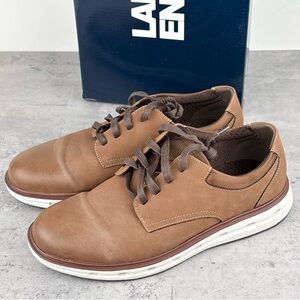 Lands' End Men's Sport Oxford Brown Comfort Casual Dress Shoes Men's Size 9